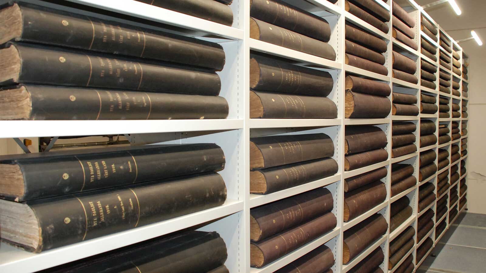 Archive shelving